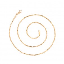 Apzeltīta ķēdīte ar orģinālu pinumu